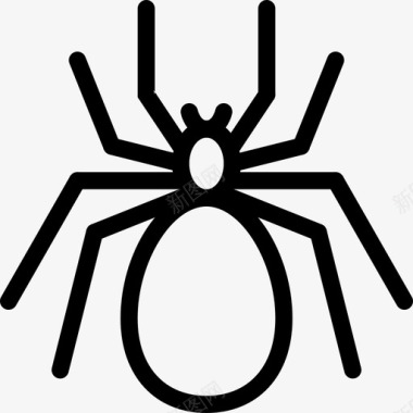 蜘蛛动物邪恶图标图标