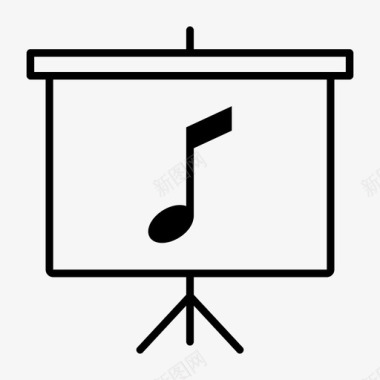 音符透明素材演示音乐音频音乐音乐播放图标图标