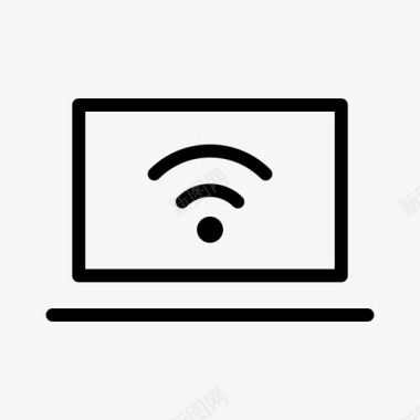 WIFI网络笔记本wifi家庭自动化家庭图标图标