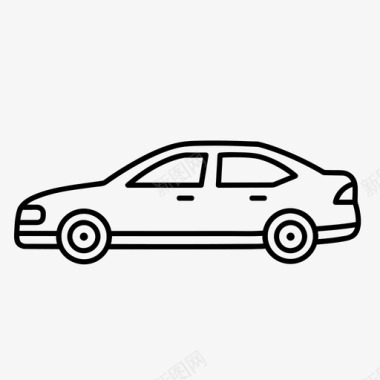 汽车存放标志轿车汽车运输工具图标图标
