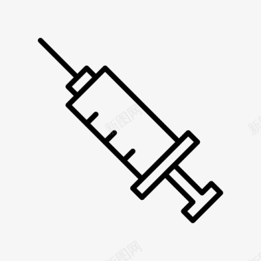 矢量药品注射器注射剂医疗图标图标