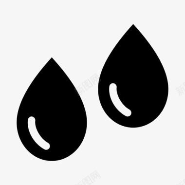 性质水滴血血滴图标图标