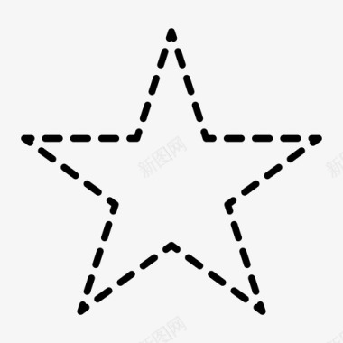 常用消防标识星星最爱高亮图标图标