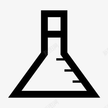 锥形锥形烧瓶烧杯化学图标图标