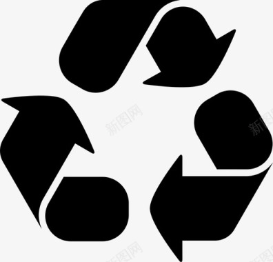 回收垃圾可回收图标图标