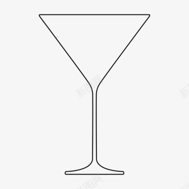 食物和饮料采购产品玻璃饮料鸡尾酒图标图标