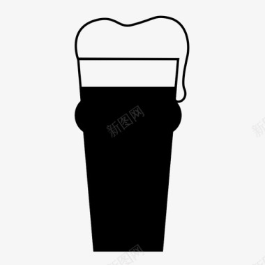 啤酒大杯啤酒啤酒图标图标