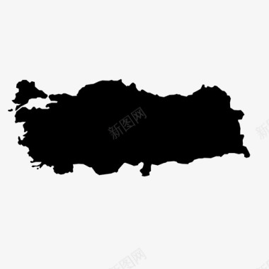 国家土耳其亚洲国家图标图标