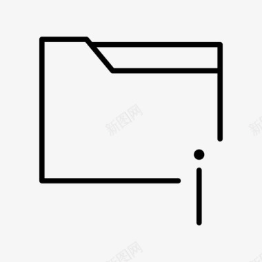 信息文件夹存储文件夹精简图标图标