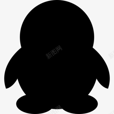 腾讯企鹅Qq企鹅造型logo网络图标图标