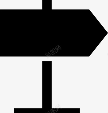 路标方向展示板图标图标