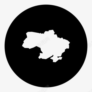 乌兹别克斯坦国家位置图标图标