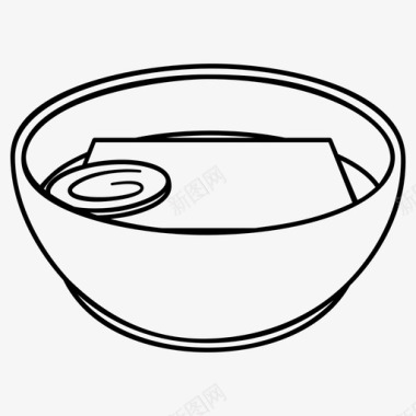 食物素材碗食物饭菜图标图标