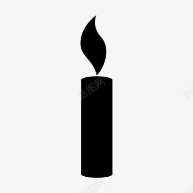 蜡烛蜡烛蜡烛蜡照明图标图标