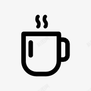 大杯美式咖啡饮料图标图标