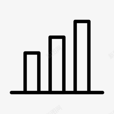常用标识条形图分析进度图标图标