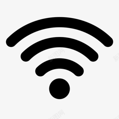 矢量信号发射器wifi连接互联网图标图标