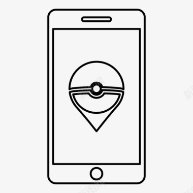 海胆球pokemongo球游戏图标图标