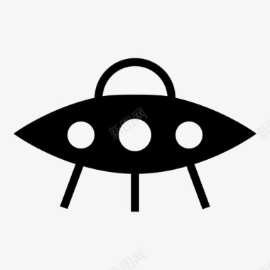 碟片飞碟外星人碟片图标图标