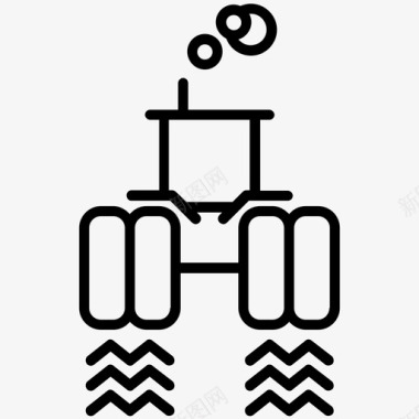 烟雾免费png下载拖拉机农场烟雾图标图标