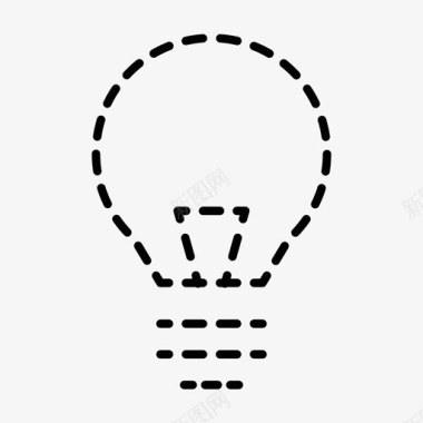 常用消防标识灯泡能量想法图标图标