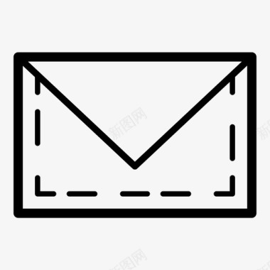 收件箱邮件电子邮件信封图标图标