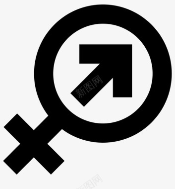 异性女性异性恋性偏好图标图标