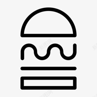 汉堡巨无霸奶酪图标图标