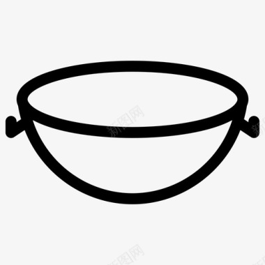 炒锅烹饪厨房图标图标