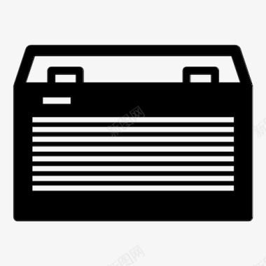 老式收音机收音机复古收音机图标图标