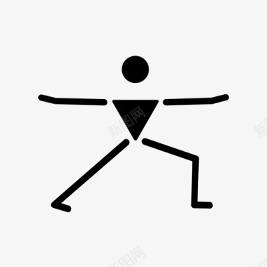 战士二号健身文雅图标图标