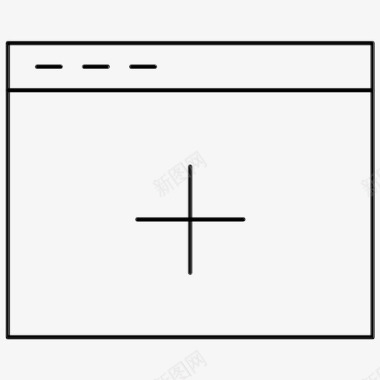 矢量窗口browserplusbrowseradd浏览器窗口图标图标