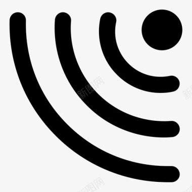 WIFI网络无线连接互联网图标图标