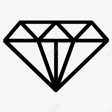 钻石宝石珍宝图标图标