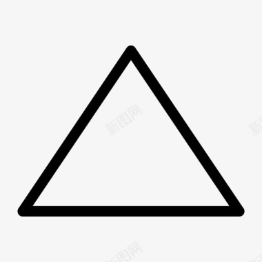 插入符号顶部倒v形三角形图标图标