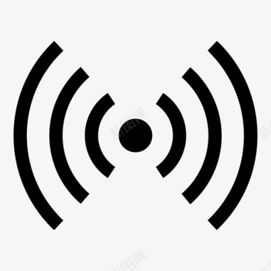 信号无线连接互联网图标图标