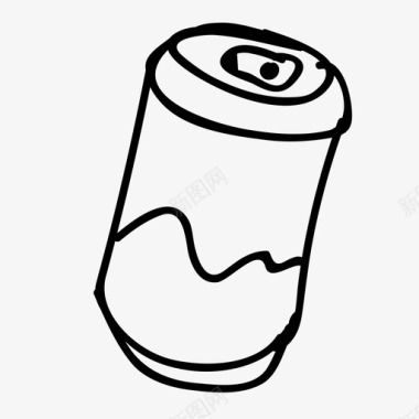 泰山啤酒标志汽水罐啤酒可乐图标图标