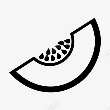 冬瓜水果粮食图标图标