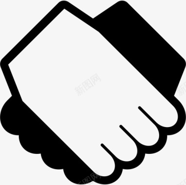 握手握手交流图标图标