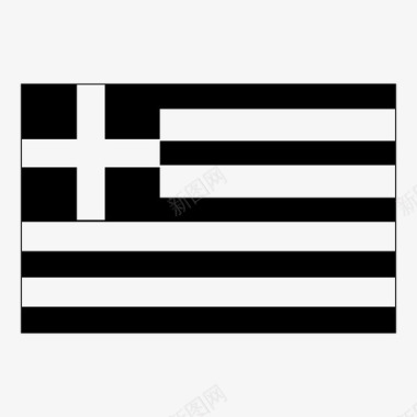 希腊希腊国旗国家国旗图标图标