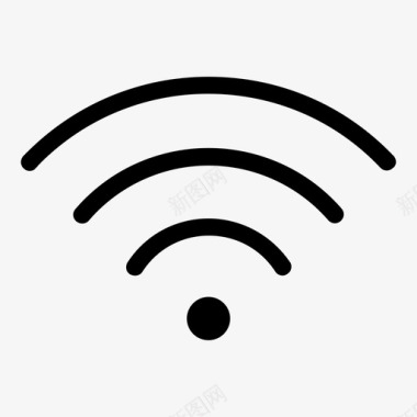 WIFI网络无线连接互联网图标图标