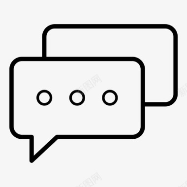 言语泡泡短信聊天聊天应用图标图标