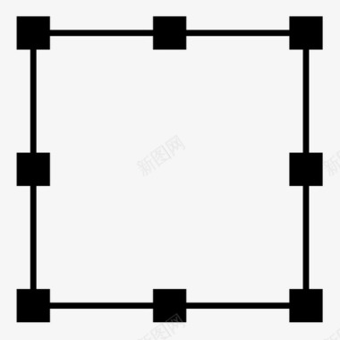 方形滤网形状工具图标图标