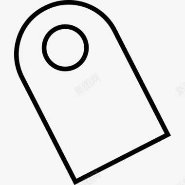 办公室档案盒标签标签细轮廓商业办公室图标图标