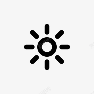 太阳热小太阳图标图标