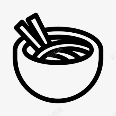 一碗面条食物饭菜图标图标