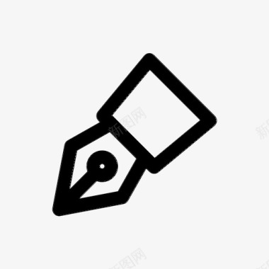 钢笔书法海报钢笔书法创作工具图标图标