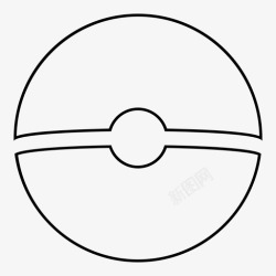 虚拟现实视频pokeballpokemonballpokemongo图标高清图片