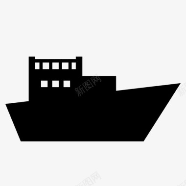 船游船海洋图标图标