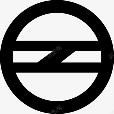 公交地铁标识德里地铁很快metrologos图标图标
